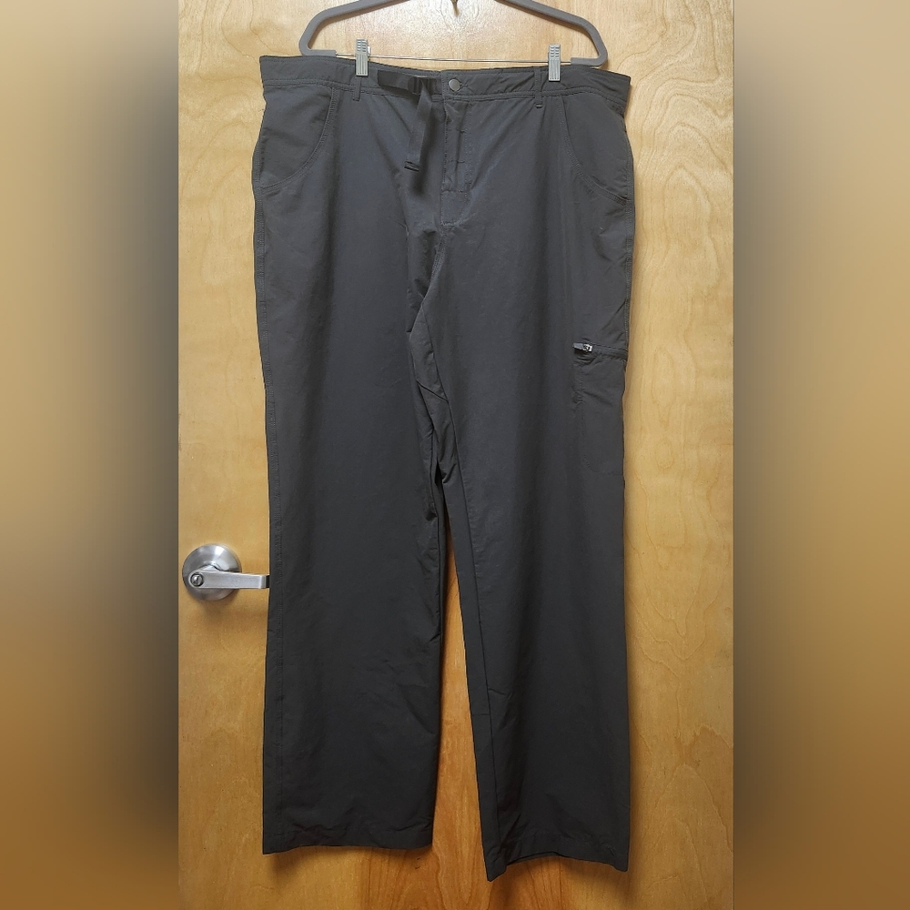 American Outback Hiking Pants Size XL Dark Gray Nylon Pockets Hiking Nature